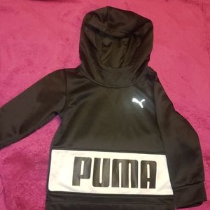 Puma pullover toddler black and white